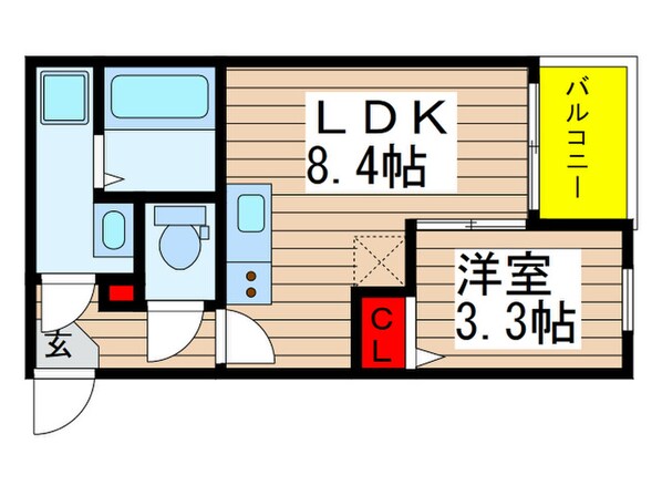 アーバンガーデン松戸の物件間取画像